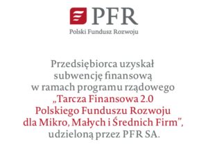 Podziękowanie dla Polskiego Funduszu Rozwoju